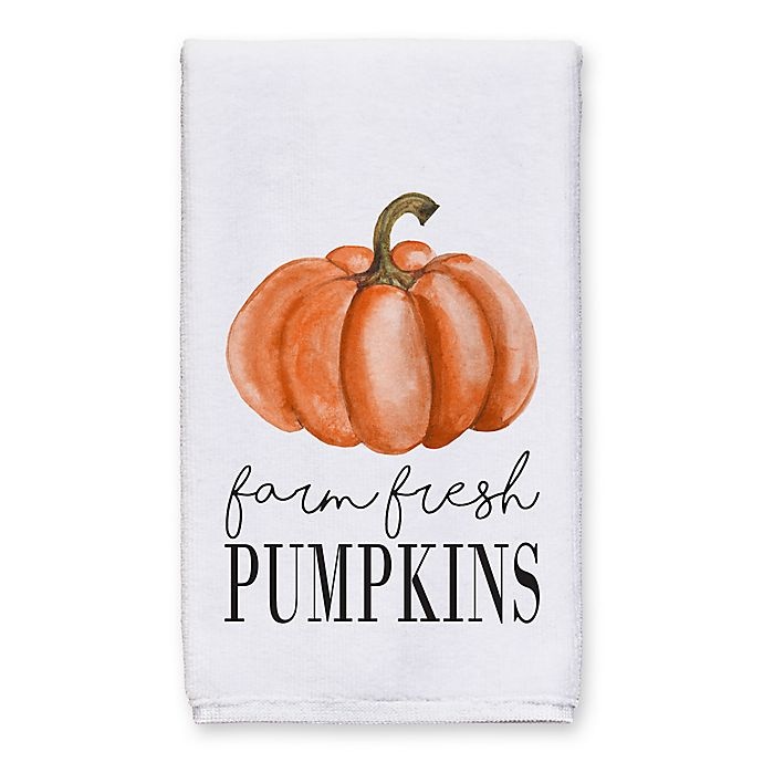 slide 5 of 5, Designs Direct Farm Fresh Pumpkins Tea Towel Set, 1 ct