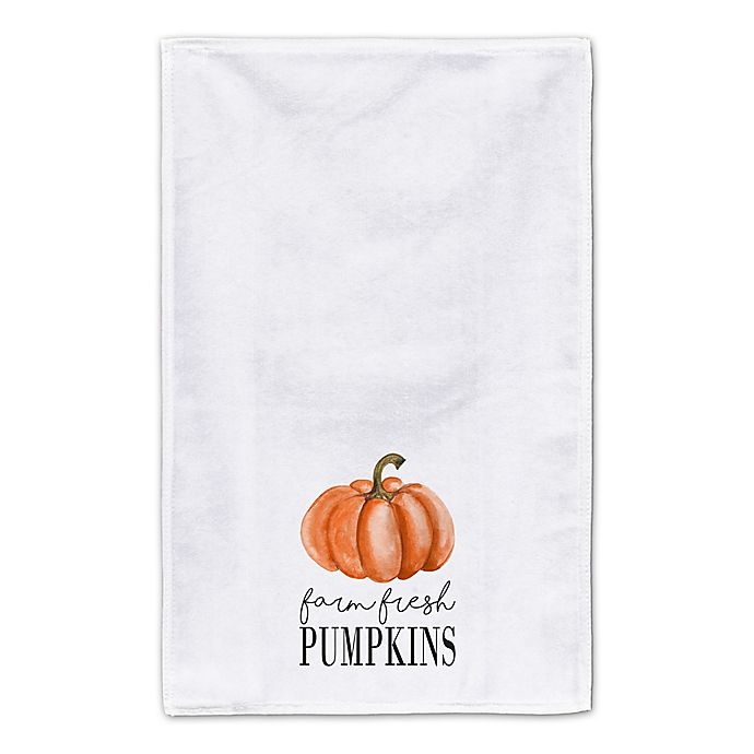 slide 2 of 5, Designs Direct Farm Fresh Pumpkins Tea Towel Set, 1 ct