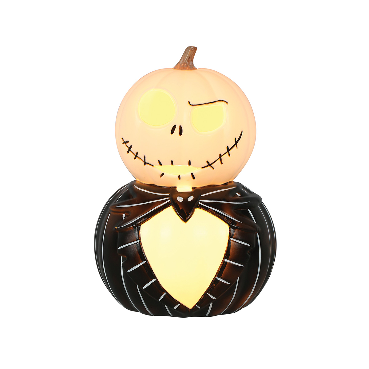 slide 1 of 1, JACK LIGHT UP STACK OF PUMPKINS, 12 in