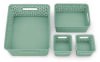 slide 5 of 13, Whitmor Resin Form Totes S/4 Loden Frost, 1 ct