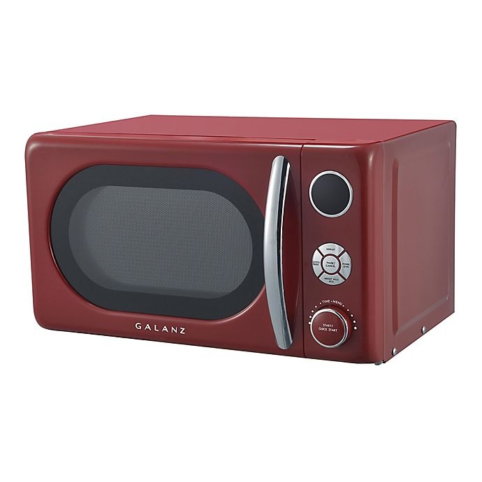 slide 3 of 6, Galanz Retro Style 0.7 cu. ft. Microwave Oven - Red, 1 ct