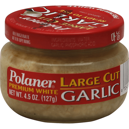 slide 2 of 2, Polaner Large Cut Garlic, 4.5 oz