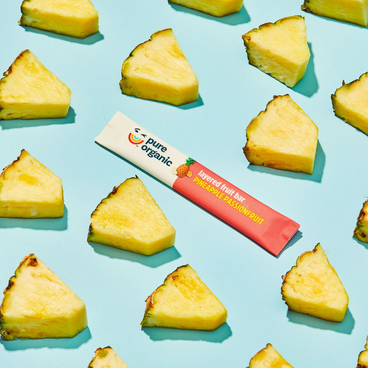 slide 7 of 8, Pure Organic Pineapple Passionfruit Layered Fruit Bars, 12 ct