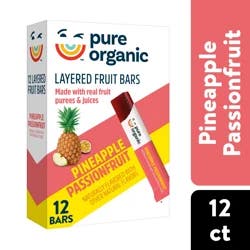 Pure Organic Pineapple Passionfruit Layered Fruit Bars