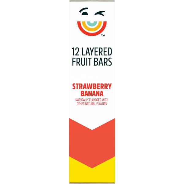 slide 13 of 29, Pure Organic Layered Fruit Bars, Strawberry Banana, 6.2 oz, 12 Count, 6.2 oz