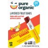 slide 9 of 29, Pure Organic Layered Fruit Bars, Strawberry Banana, 6.2 oz, 12 Count, 6.2 oz