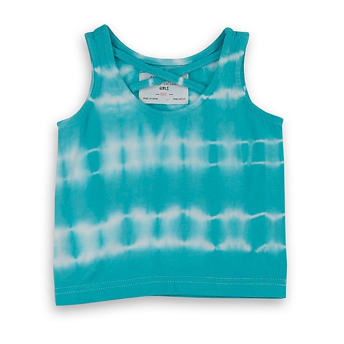 slide 1 of 2, Sovereign Code TANK 0-3M TEAL TIE DYE, 1 ct