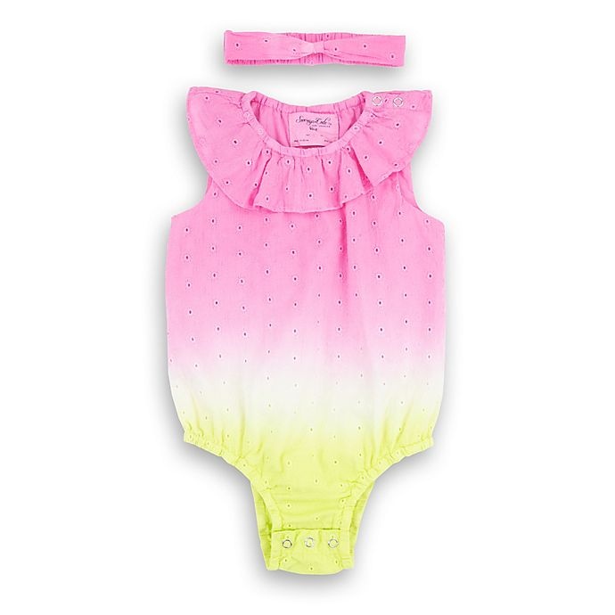 slide 1 of 2, Sovereign Code ROMPER 12M PINK NEON LINA, 1 ct