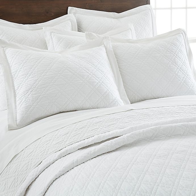 slide 2 of 3, Levtex Home Sasha European Pillow Sham - White, 1 ct