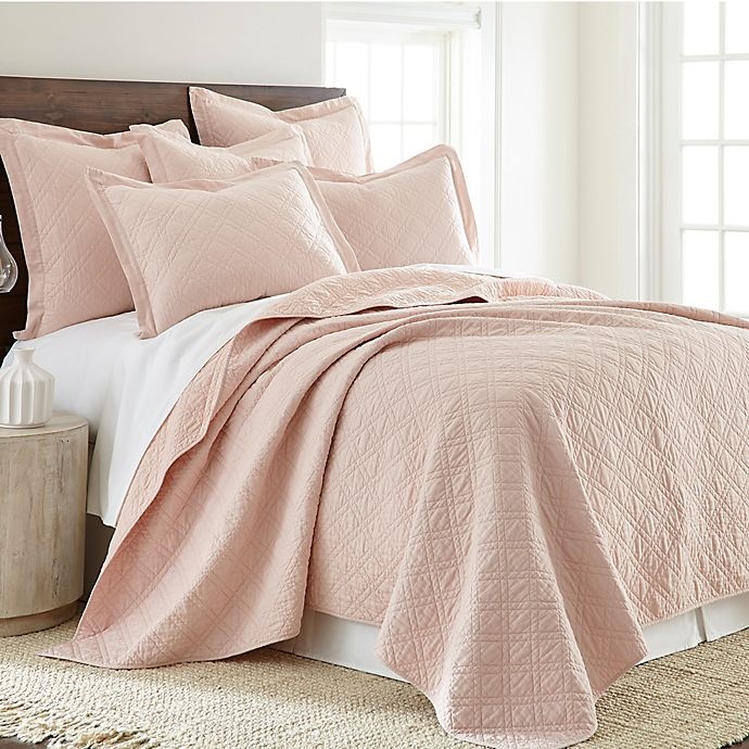 slide 3 of 3, Levtex Home Sasha Standard Pillow Sham - Blush, 1 ct