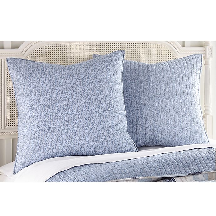 slide 2 of 3, Levtex Home Cerralvo European Pillow Sham - Blue, 1 ct