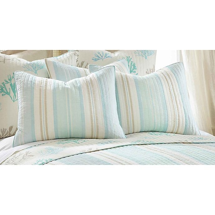 slide 2 of 3, Levtex Home Kapalua Bay Standard Pillow Sham - Blue/Taupe, 1 ct