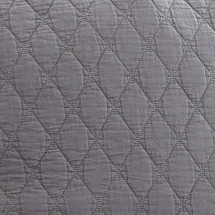 slide 6 of 6, Levtex Home Sandwash Reversible King Quilt - Grey, 1 ct