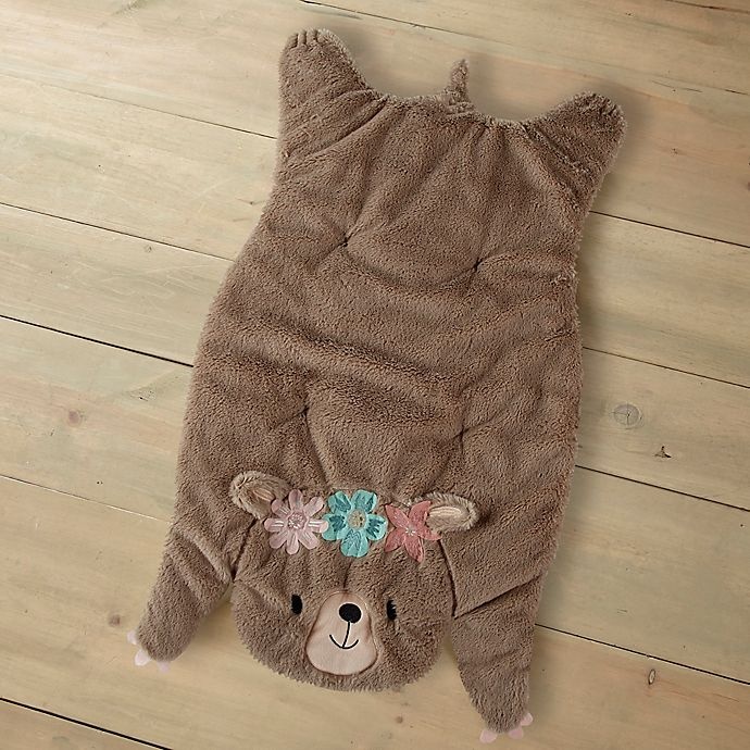 slide 2 of 3, Levtex Baby Malia Bear Blanket - Brown, 1 ct