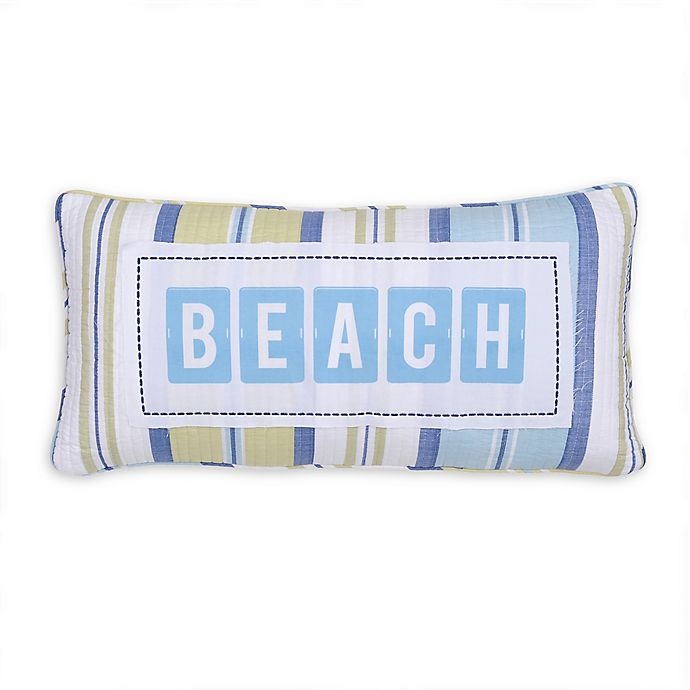 slide 1 of 2, Levtex Home Bayport Beach Oblong Throw Pillow - Blue, 1 ct