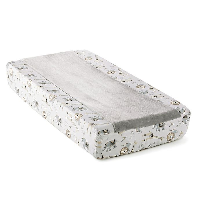 slide 1 of 2, Levtex Baby Taza Collection Changing Pad Cover - Grey/Taupe, 1 ct