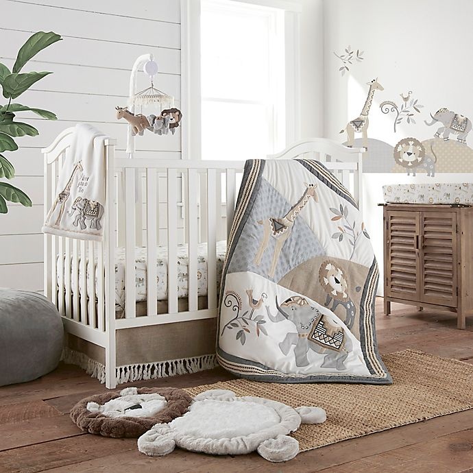 slide 3 of 3, Levtex Baby Taza Lion Playmat - Taupe/Brown, 1 ct