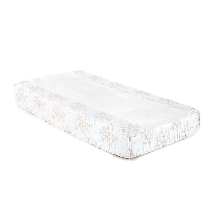 slide 1 of 2, Levtex Baby Heritage Floral Changing Pad Cover - Blush/Ivory, 1 ct