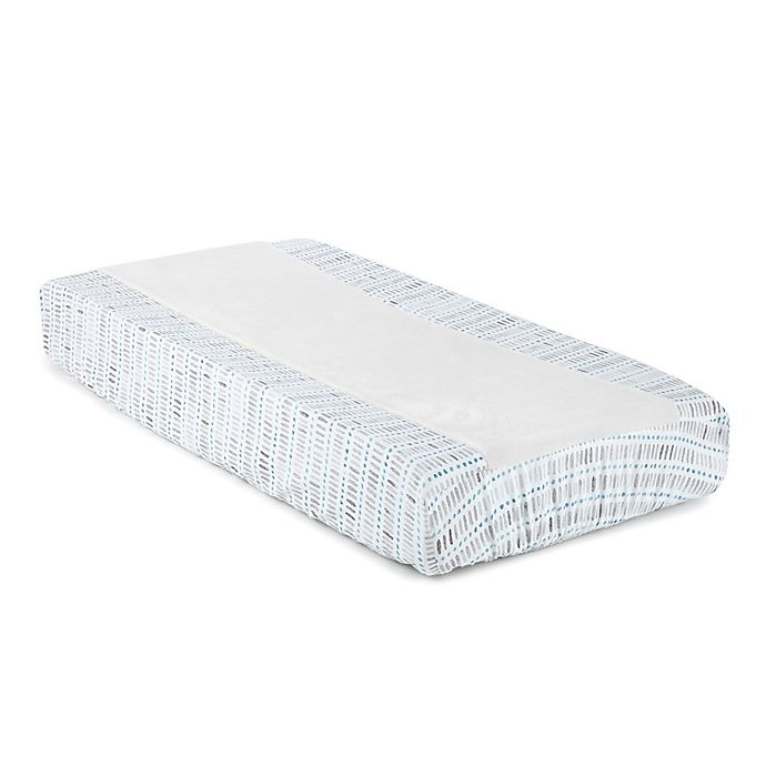 slide 1 of 2, Levtex Baby Heritage Stripe Changing Pad Cover - Grey Multi, 1 ct