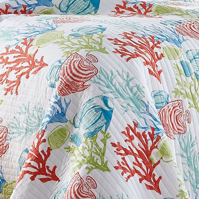 slide 3 of 3, Coastal Living Nikoleta Reversible Full/Queen Quilt Set, 3 ct