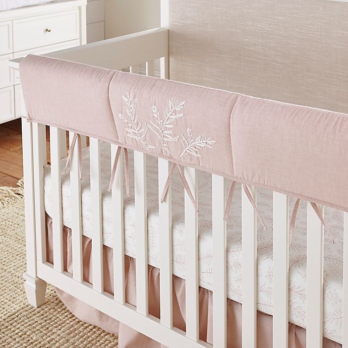 slide 2 of 3, Levtex Baby Stella Crib Rail Guard - Blush, 1 ct