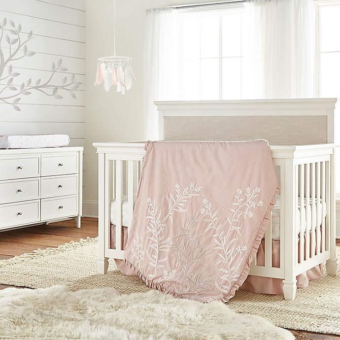 slide 3 of 3, Levtex Baby Stella Crib Rail Guard - Blush, 1 ct