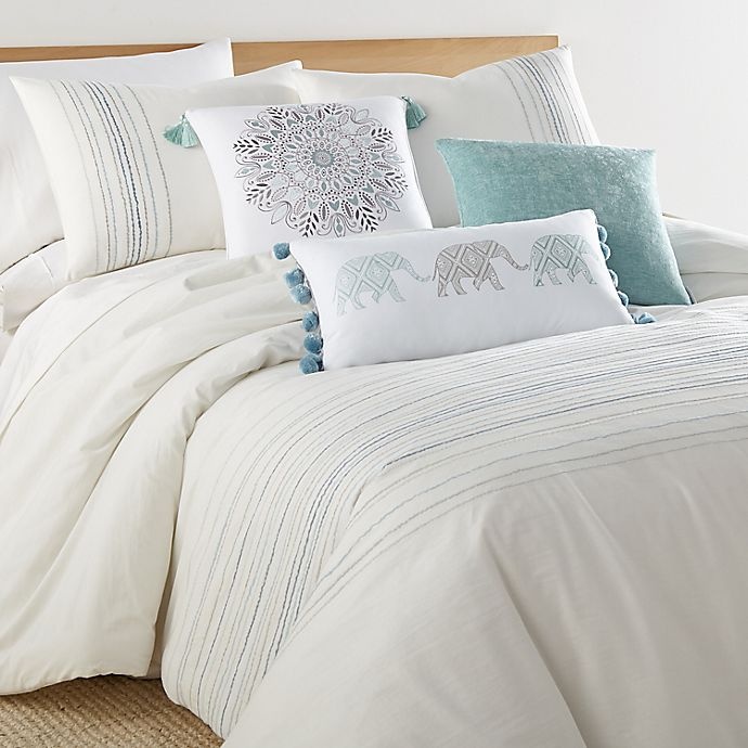 slide 2 of 6, Levtex Home Terrington King Duvet Cover Set - White, 3 ct