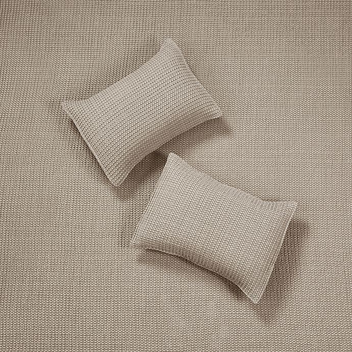 slide 8 of 8, Levtex Home Mills Waffle Twin Quilt Set - Taupe, 2 ct