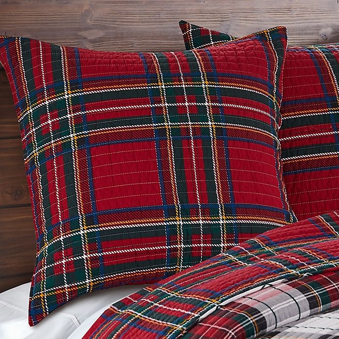 slide 2 of 3, Levtex Home Spencer Plaid European Pillow Shams, 2 ct