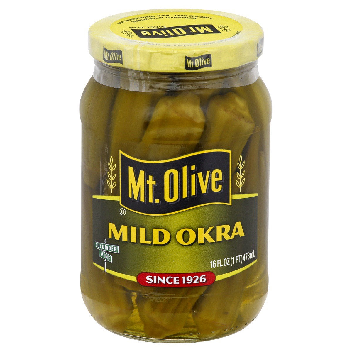 slide 1 of 9, Mt. Olive Mild Okra 16 oz, 16 oz