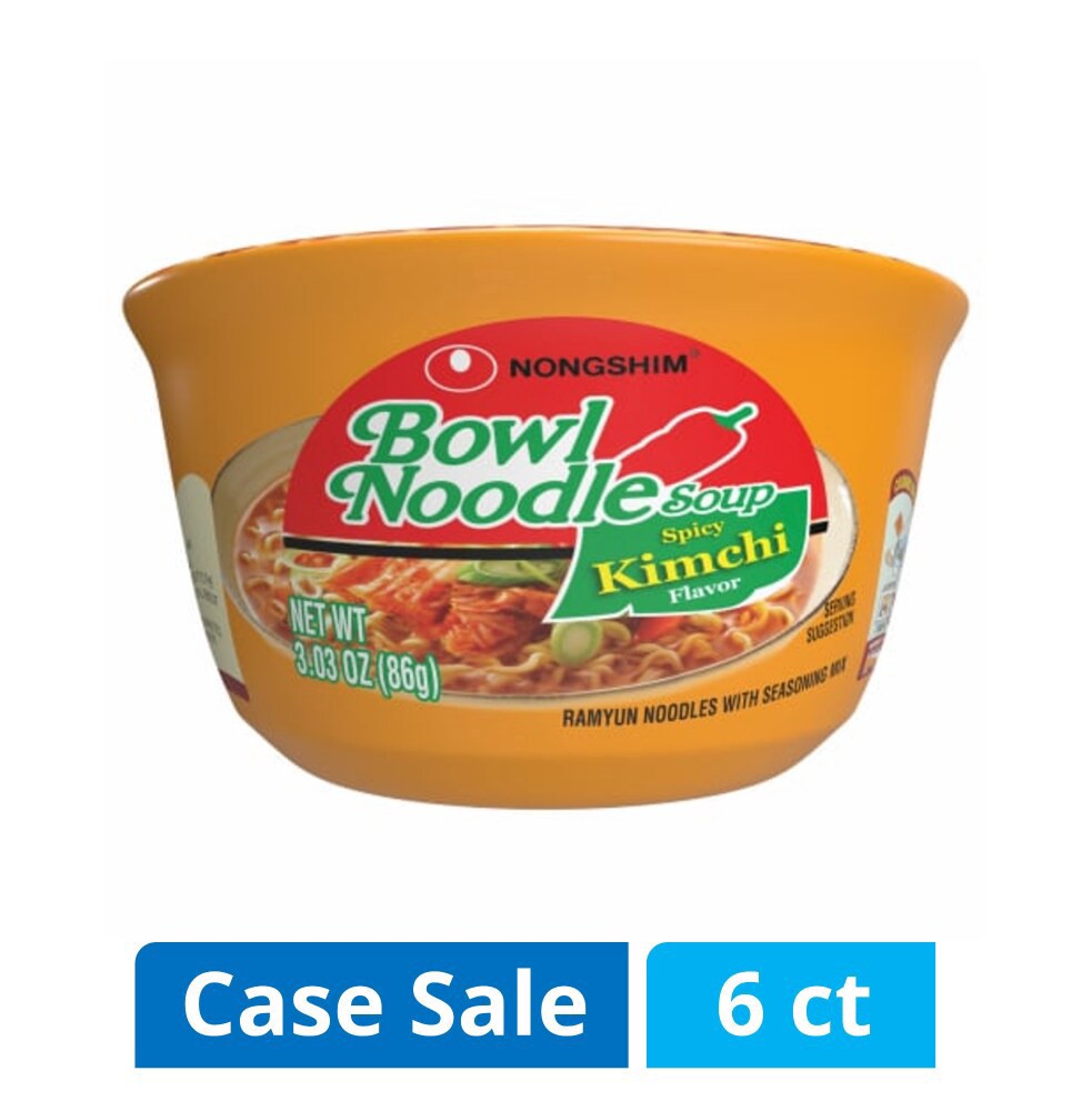 slide 1 of 1, Nonshim Bowl Case Kim Chee, 3.03 oz