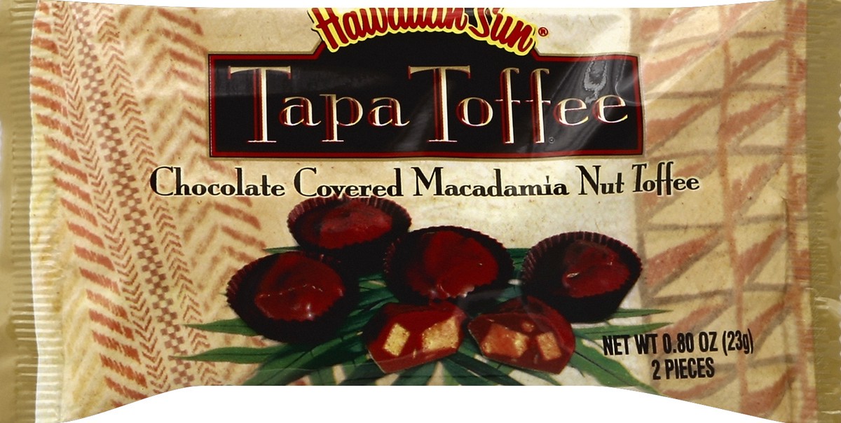 slide 3 of 5, Hawaiian Sun Chocolate Covered Macnut Toffee, 0.77 oz