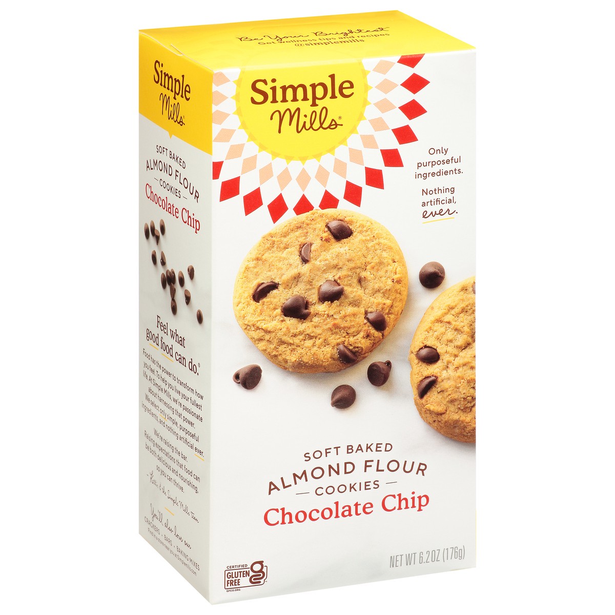 slide 9 of 9, Simple Mills Chocolate Chip Soft Bake, 6.2 oz