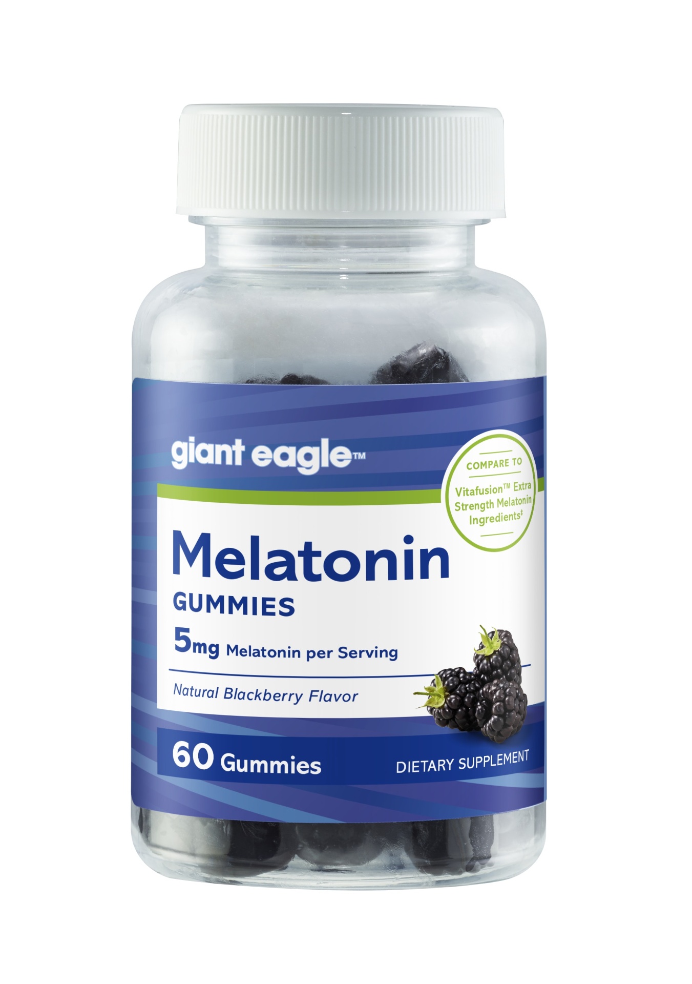 slide 1 of 1, Giant Eagle Melatonin Gummies, 60 ct