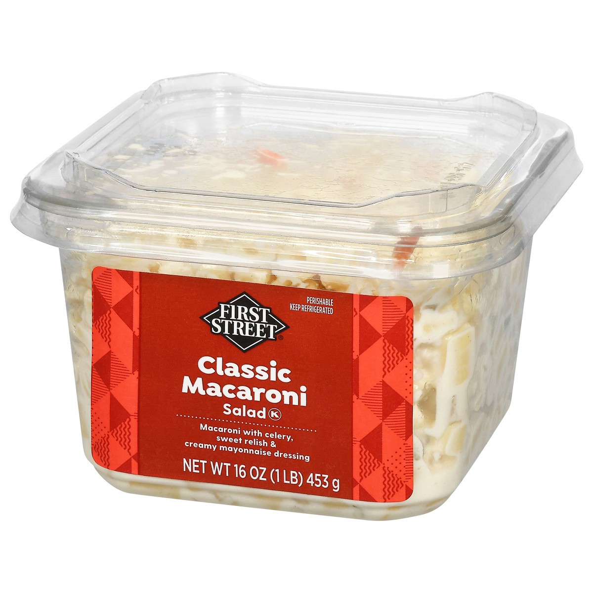 slide 2 of 4, First Street Classic Macaroni Salad, 16 oz