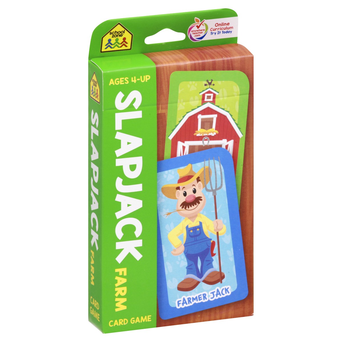 slide 2 of 8, School Zone SlapJack Farm Card Game, 1 ct