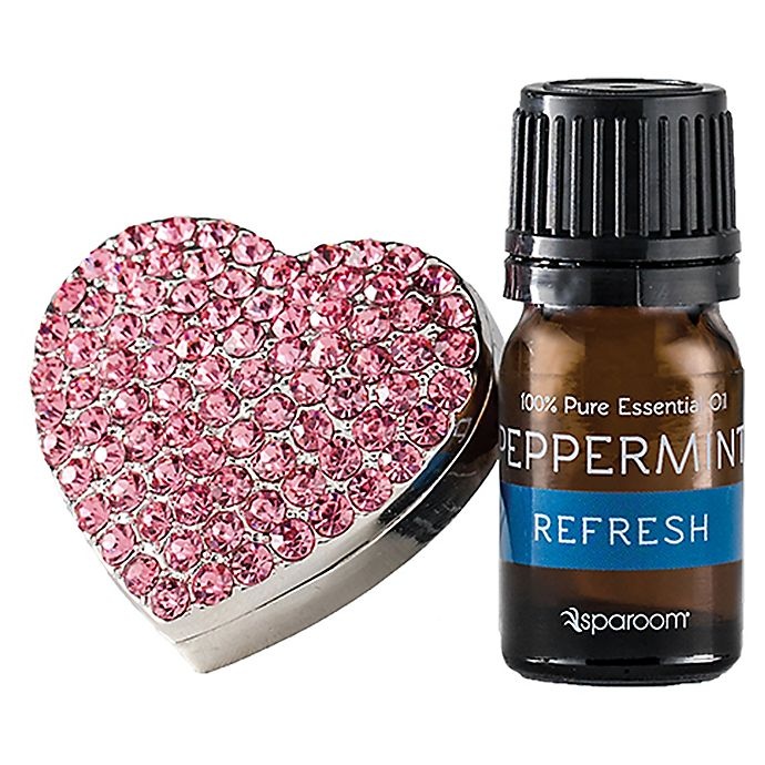 slide 1 of 3, SpaRoom BlingAir Car Vent Essential Oil Diffuser - Pink, 1 ct