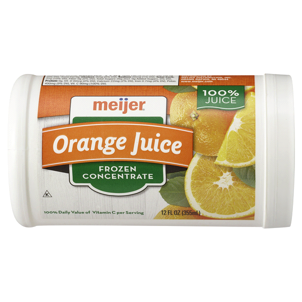 slide 1 of 3, Meijer Frozen Orange Juice, 12 oz