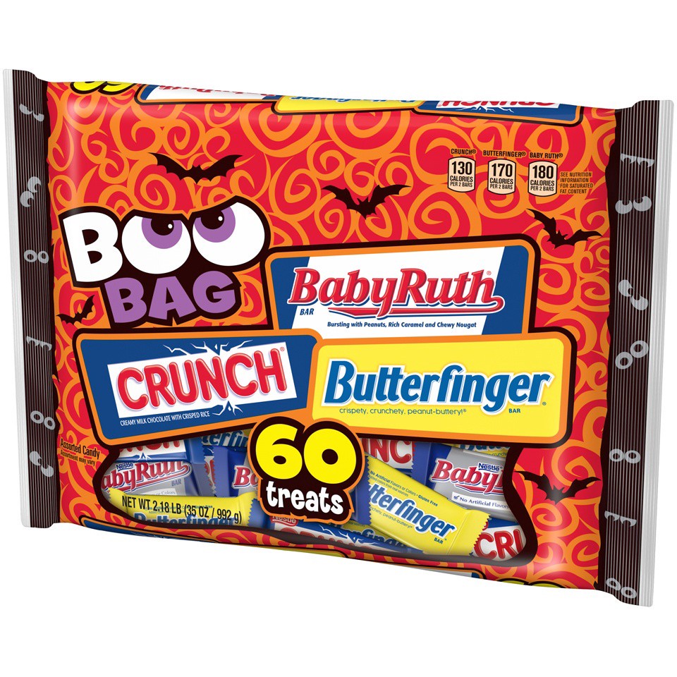 slide 3 of 8, Nestlé Assorted Chocolate Boo Bag, 60 ct