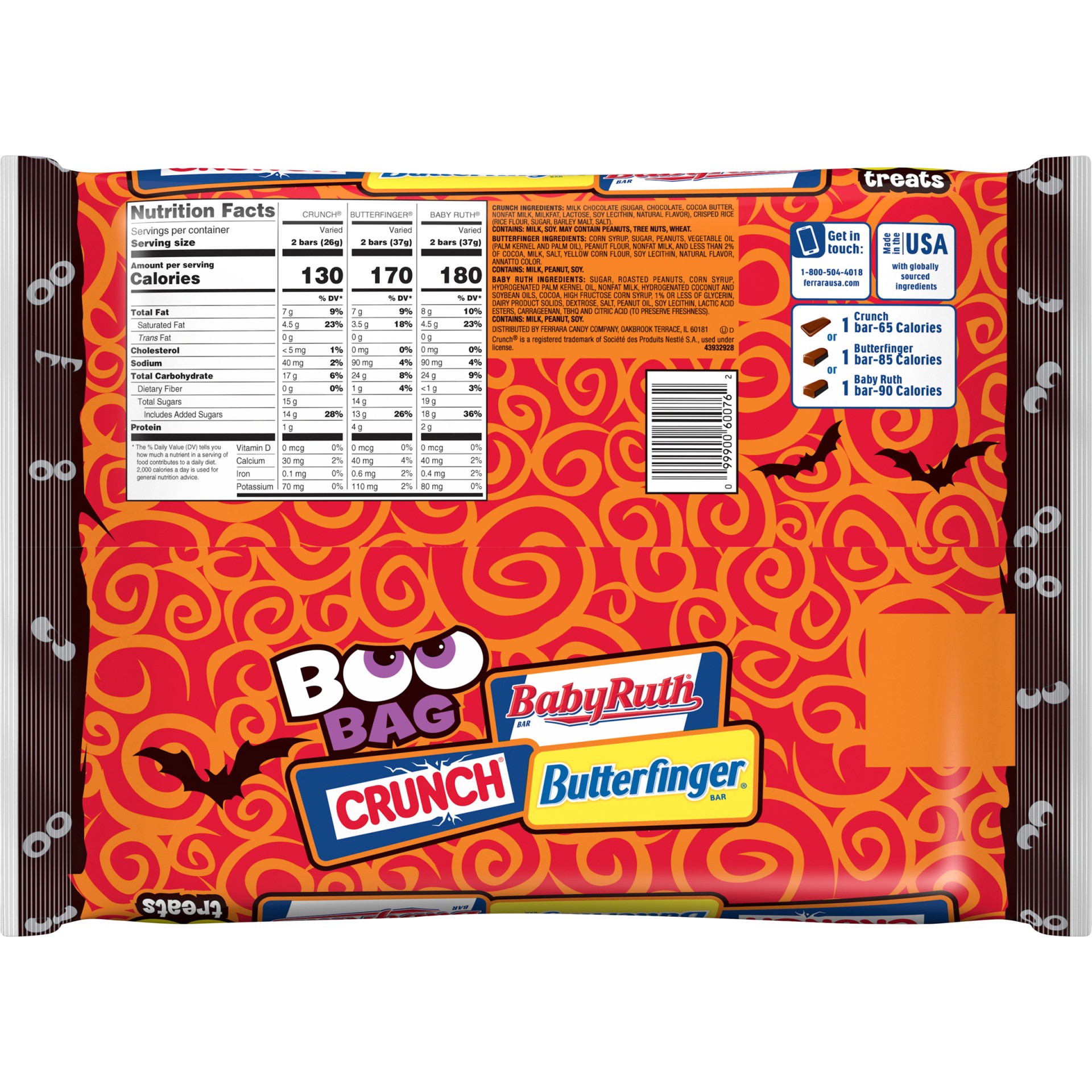 slide 6 of 8, Nestlé Assorted Chocolate Boo Bag, 60 ct