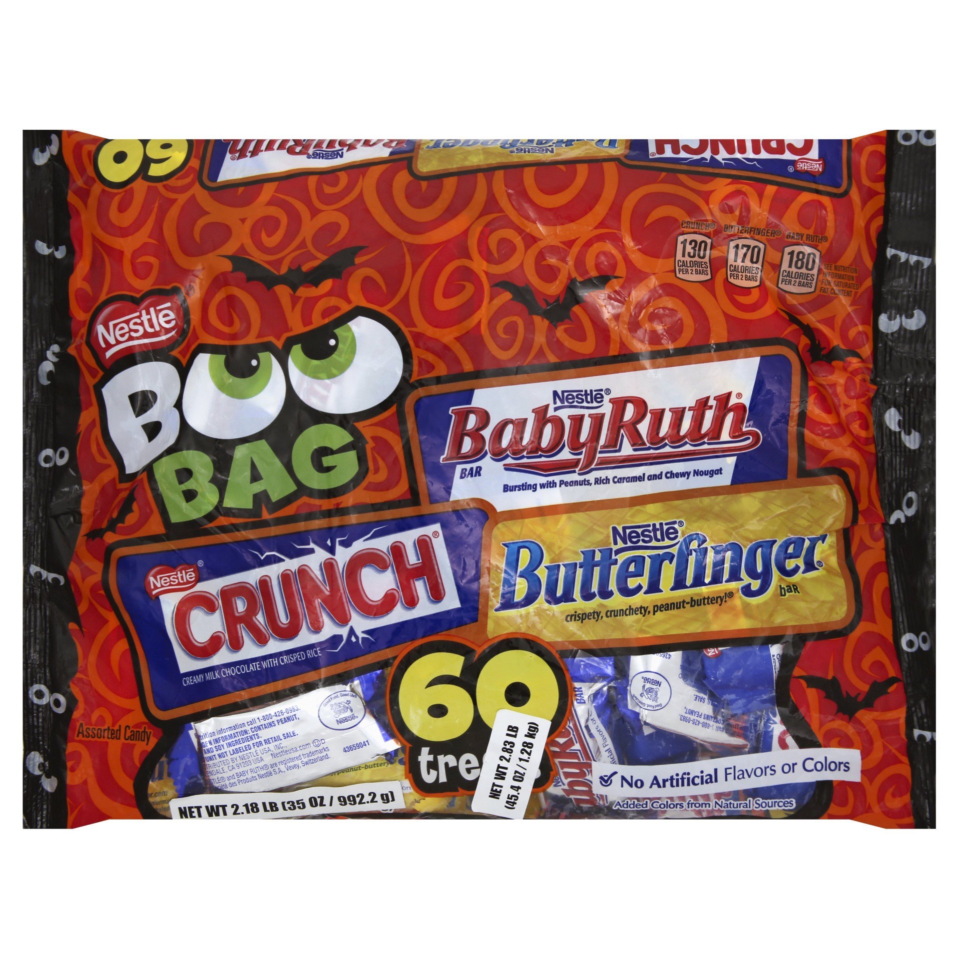 slide 1 of 8, Nestlé Assorted Chocolate Boo Bag, 60 ct