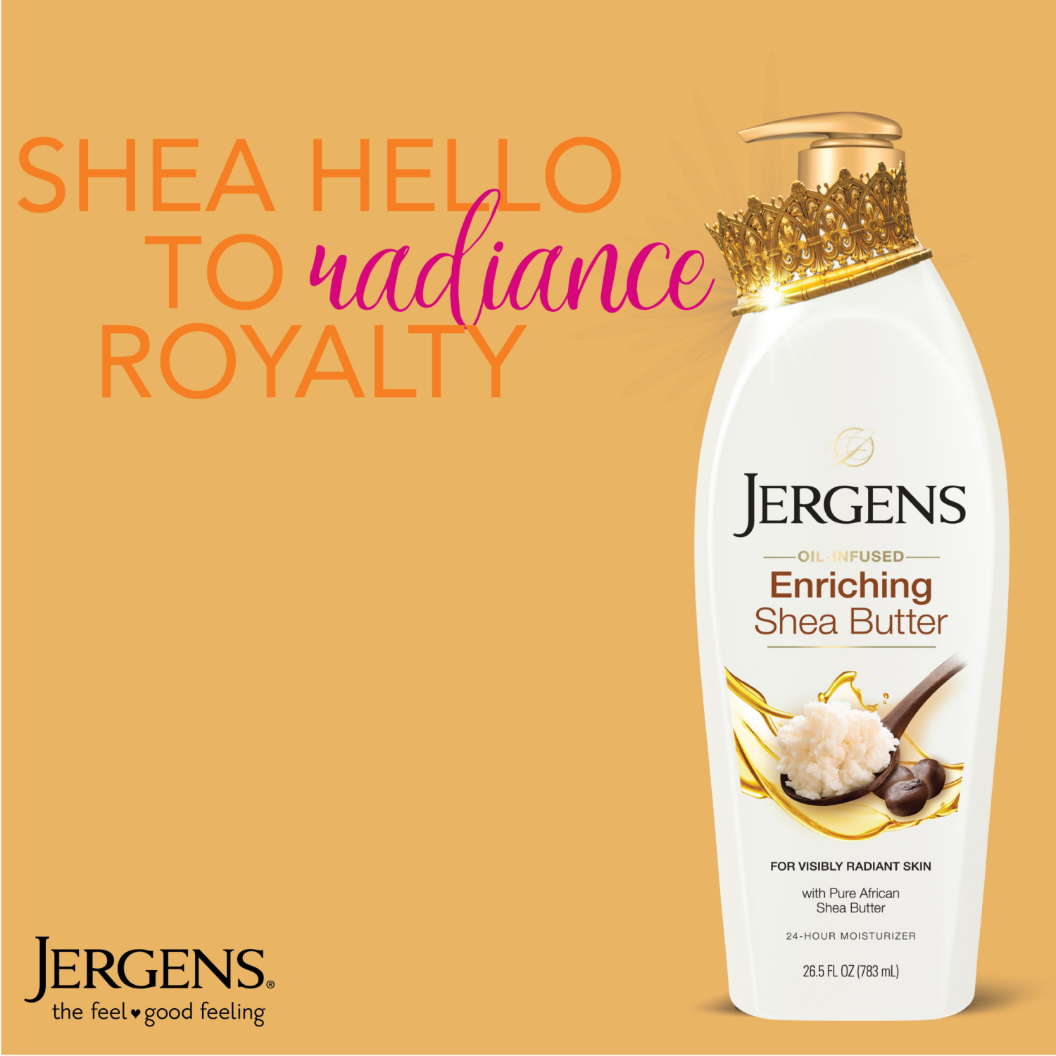 slide 5 of 5, Jergens Enriching Shea Butter Oil-Infused Moisturizer 26.5 fl oz, 26.5 fl oz