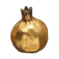 Creative Co-Op Large Antique Pomegranate - Gold