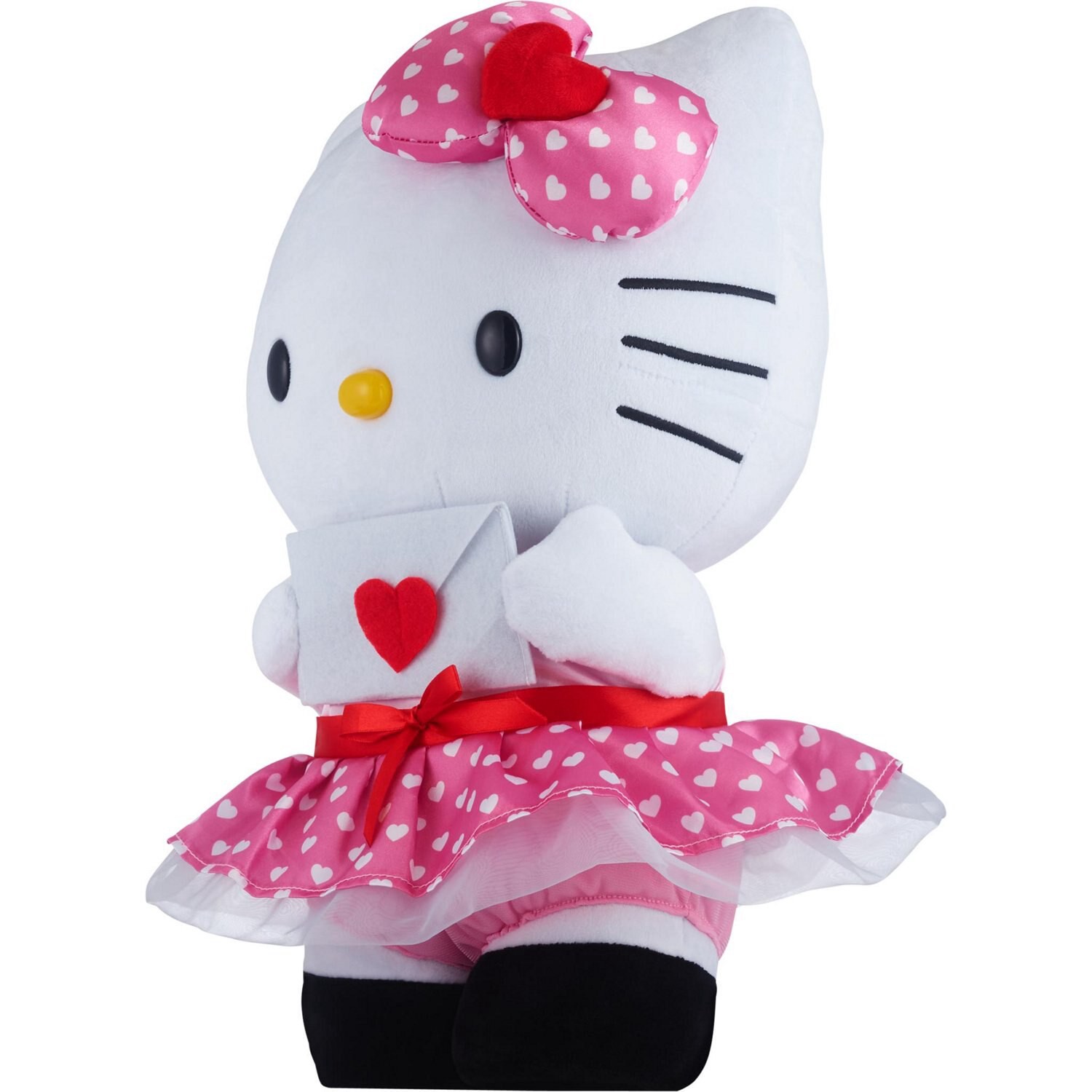 slide 2 of 3, Hello Kitty Heart Dress Valentine's Greeter, 1 ct