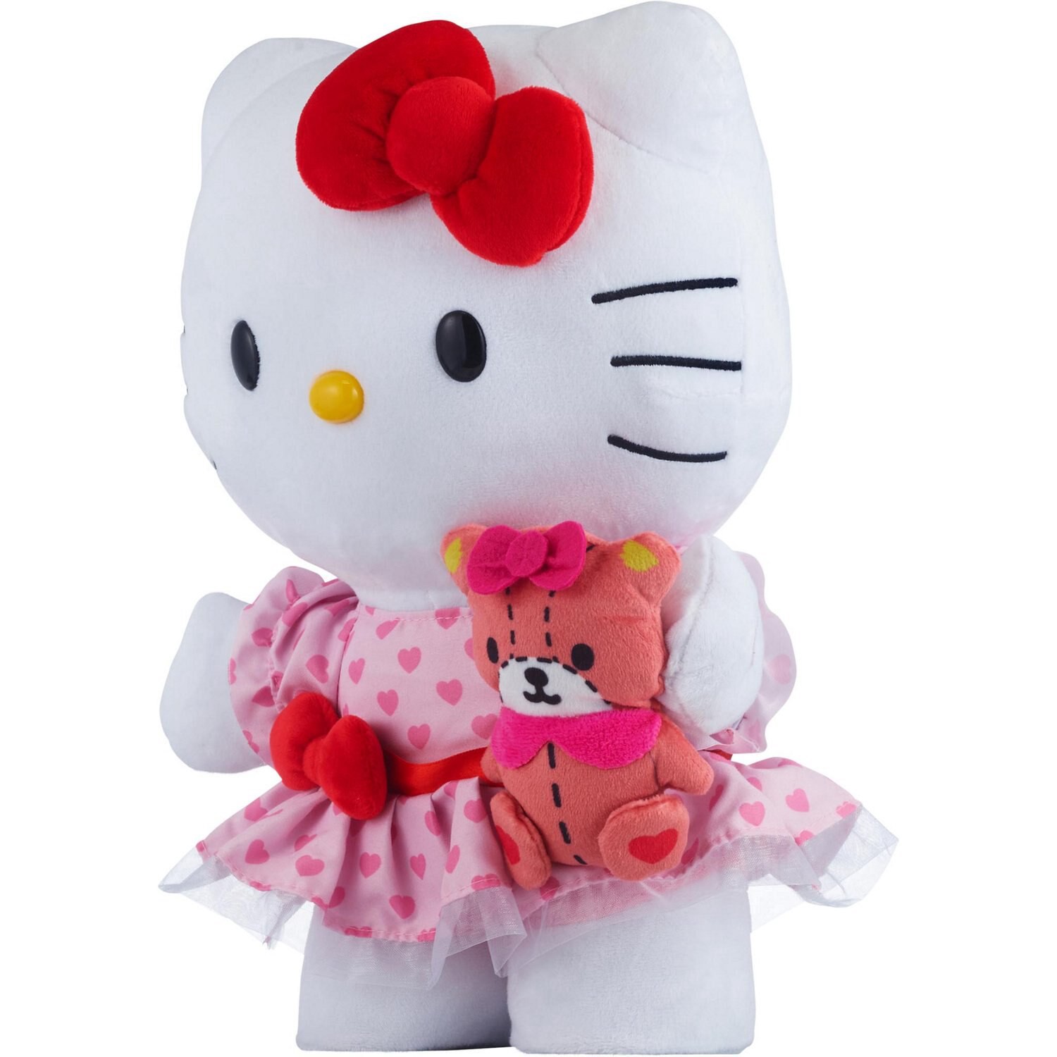 slide 2 of 4, Hello Kitty Valentine's "xoxo" Animated Plush Side Stepper, 1 ct