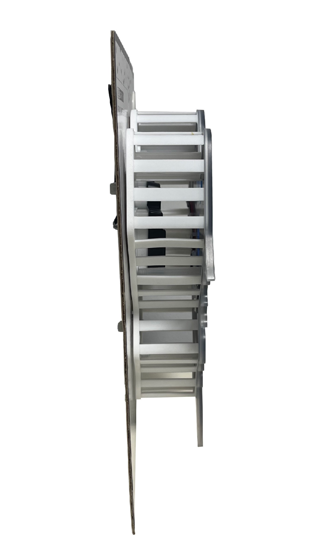 slide 2 of 8, Halloween Lighted Decor Battery Op Radiant Shadows Ghost Blue, 8.74 in