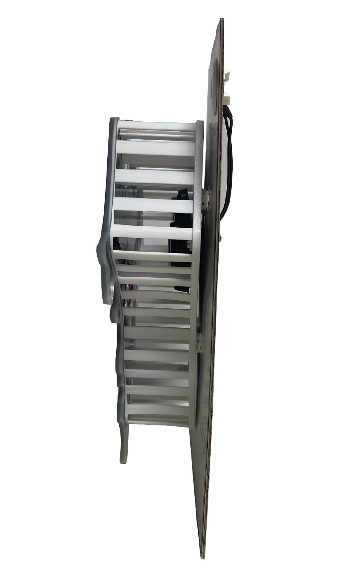 slide 3 of 8, Halloween Lighted Decor Battery Op Radiant Shadows Ghost Blue, 8.74 in