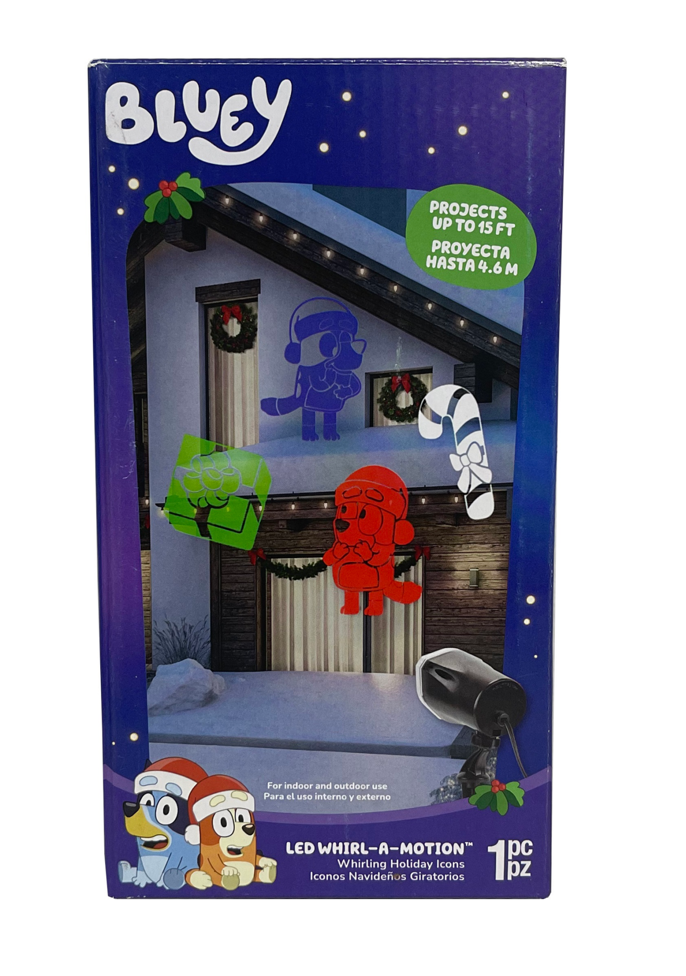 slide 3 of 8, Lightshow Projection Whirl a Motion XMAS Bluey, 11.54 in