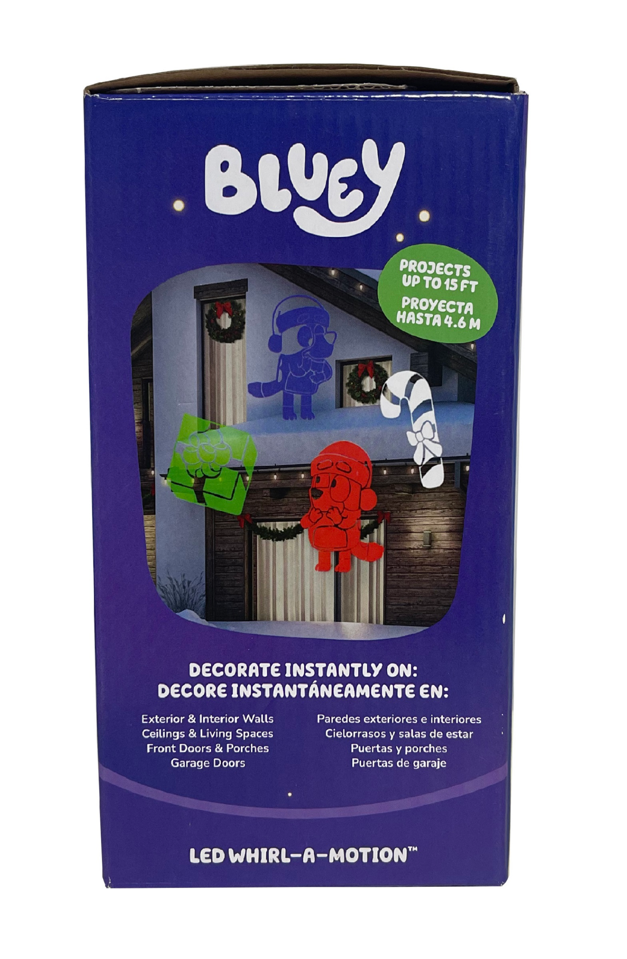 slide 4 of 8, Lightshow Projection Whirl a Motion XMAS Bluey, 11.54 in