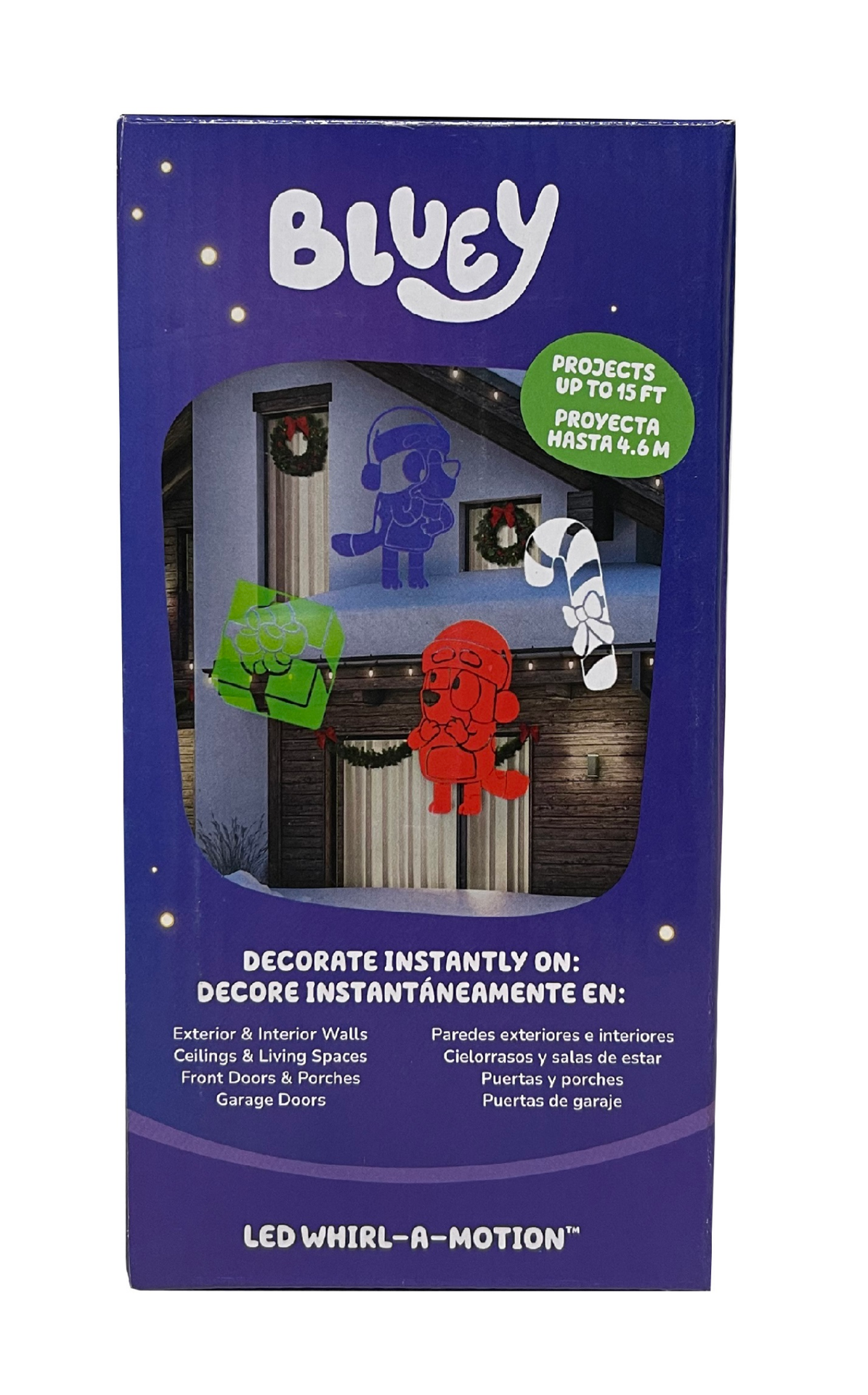 slide 5 of 8, Lightshow Projection Whirl a Motion XMAS Bluey, 11.54 in